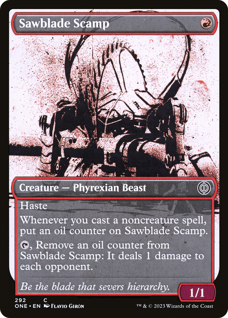 Sawblade Scamp (ONE-292) [Phyrexia: All Will Be One] (Showcase) MTG Single Wizards of the Coast