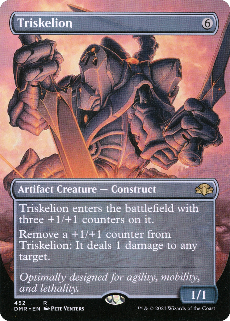 Triskelion (DMR-452) [Dominaria Remastered] (Borderless) Foil MTG Single Wizards of the Coast