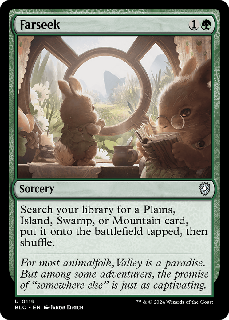 Farseek (BLC-119) [Bloomburrow Commander] MTG Single Wizards of the Coast