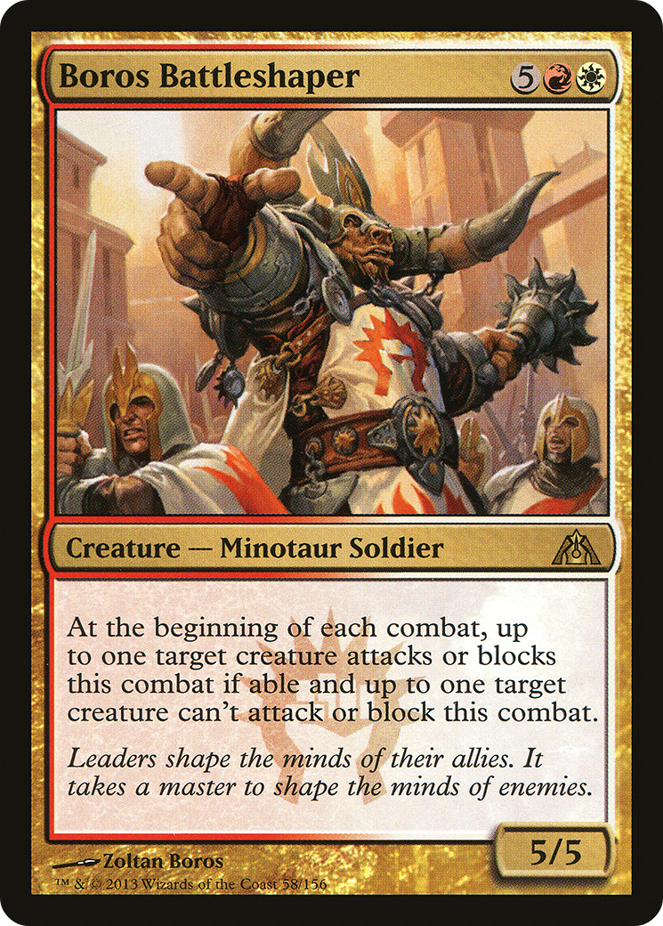 Boros Battleshaper (DGM-058) [Dragon's Maze] MTG Single Wizards of the Coast