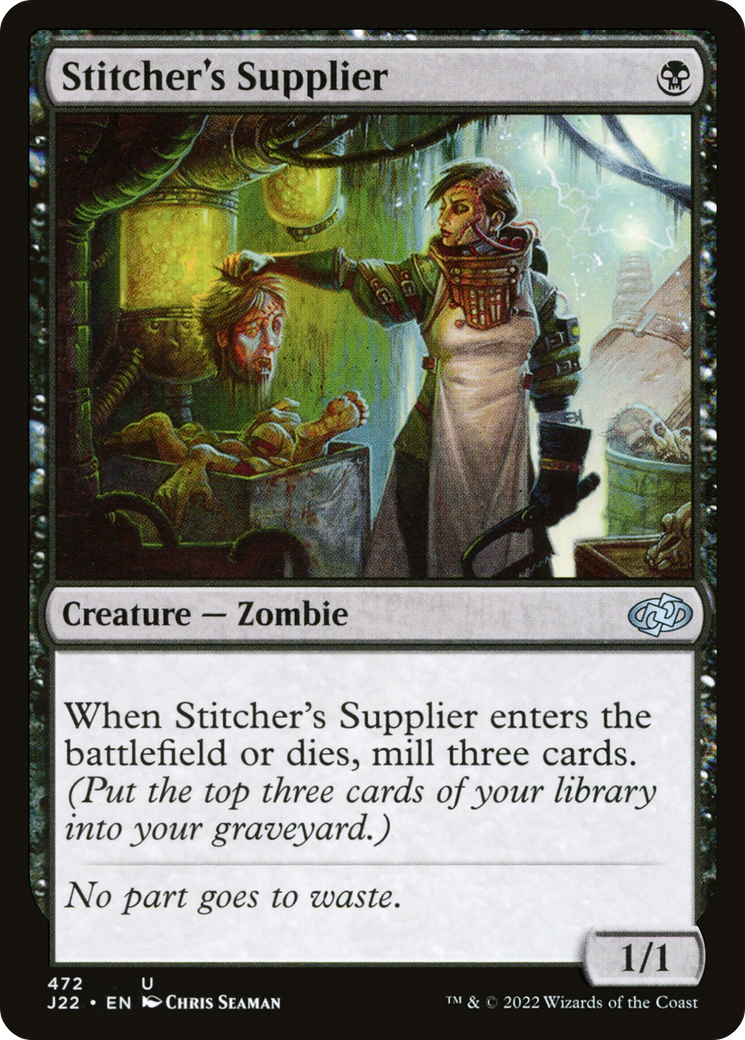 Stitcher's Supplier (J22-472) [Jumpstart 2022] MTG Single Wizards of the Coast