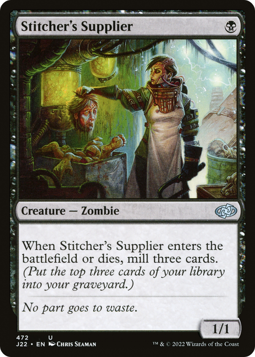Stitcher's Supplier (J22-472) [Jumpstart 2022] MTG Single Wizards of the Coast
