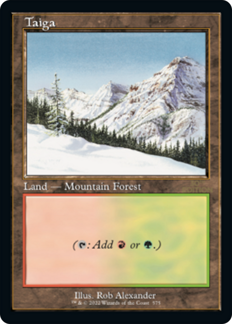 Taiga (30A-575) [30th Anniversary Edition] MTG Single Wizards of the Coast