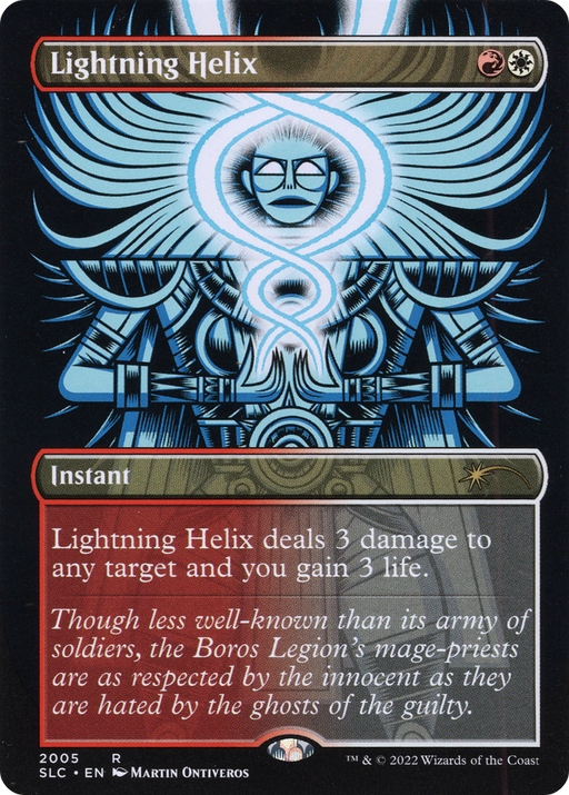 Lightning Helix (SLC-2005) [Secret Lair] Countdown Kit (Borderless) MTG Single Wizards of the Coast