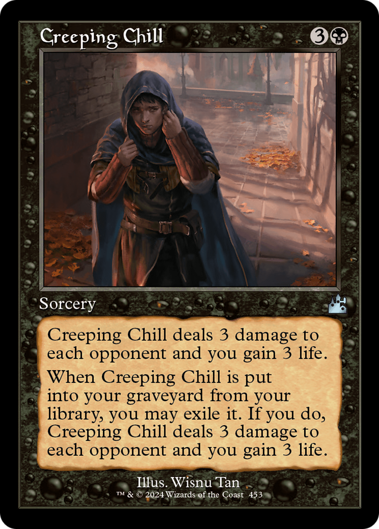 Creeping Chill (RVR-453) [Ravnica Remastered] Foil MTG Single Wizards of the Coast