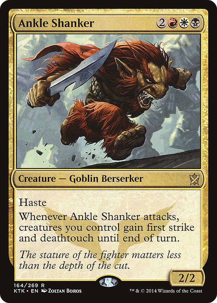 Ankle Shanker (KTK-164) [Khans of Tarkir] Foil MTG Single Wizards of the Coast