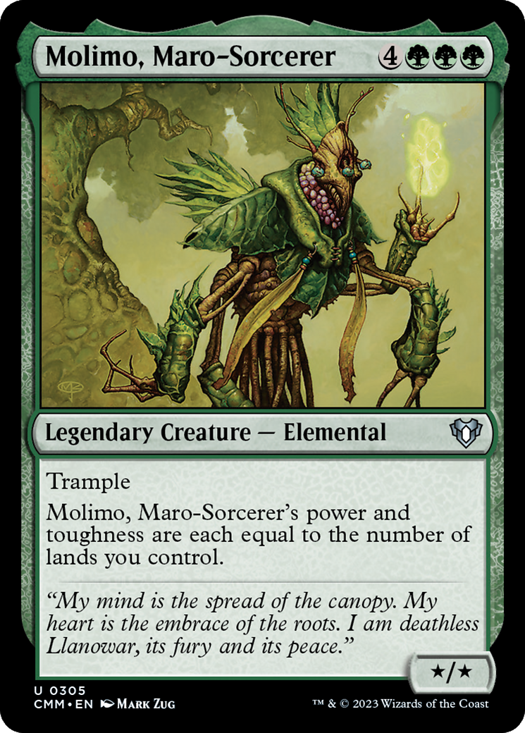Molimo, Maro-Sorcerer (CMM-305) [Commander Masters] MTG Single Wizards of the Coast