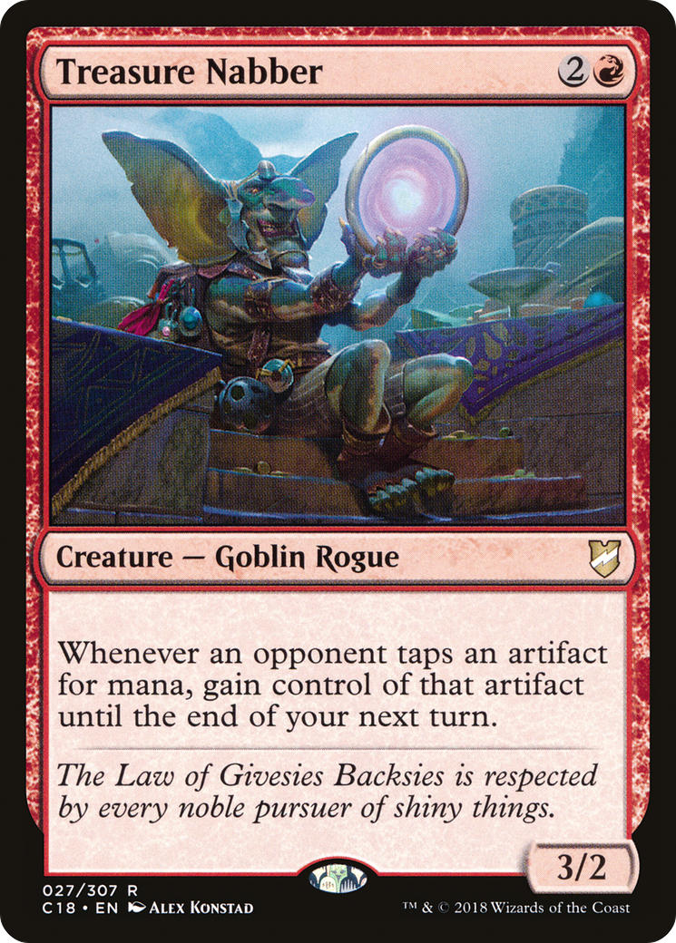Treasure Nabber (C18-027) [Commander 2018] MTG Single Wizards of the Coast