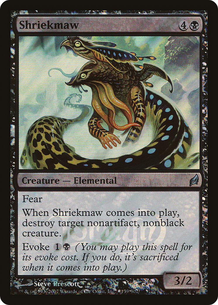Shriekmaw (LARP-139) [Lorwyn Promos] Foil MTG Single Wizards of the Coast