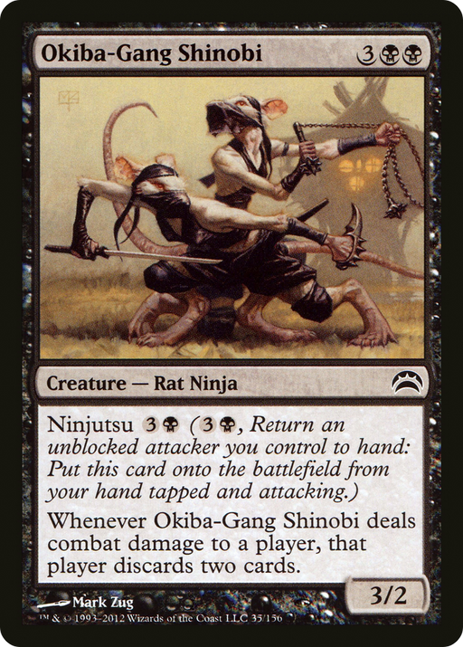 Okiba-Gang Shinobi (PC2-035) [Misc] Planechase 2012 MTG Single Wizards of the Coast