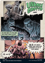 Unholy Grotto (SLD-1462) [Secret Lair] Drop (Full Art) (Borderless) MTG Single Wizards of the Coast