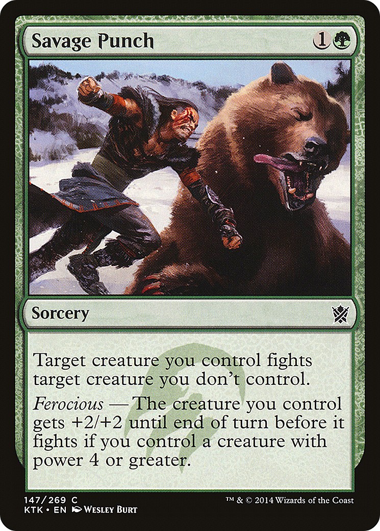 Savage Punch (KTK-147) [Khans of Tarkir] MTG Single Wizards of the Coast