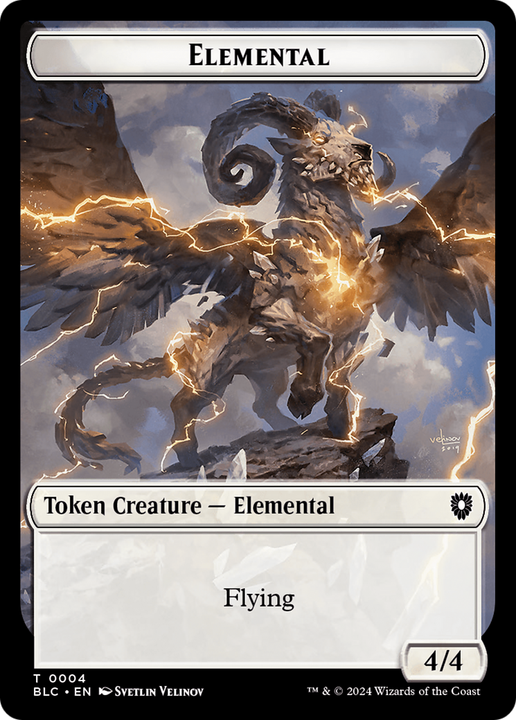 Elemental (TBLC-004) [Tokens] Bloomburrow Commander Tokens MTG Single Wizards of the Coast