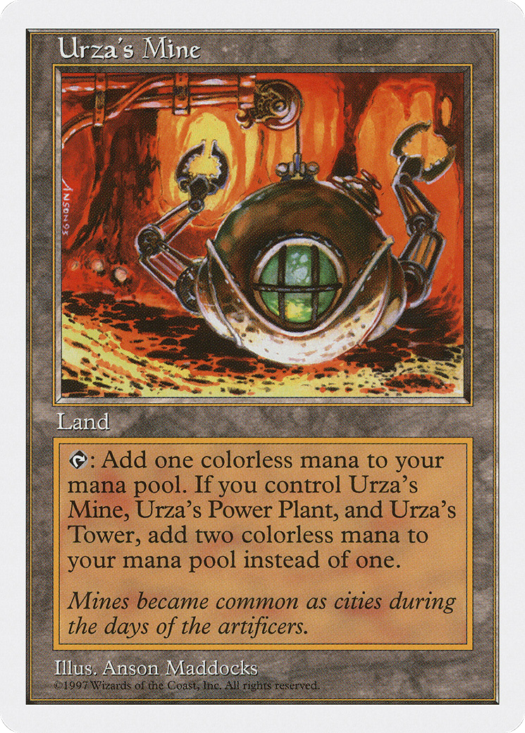 Urza's Mine (5ED-447) [Fifth Edition] MTG Single Wizards of the Coast