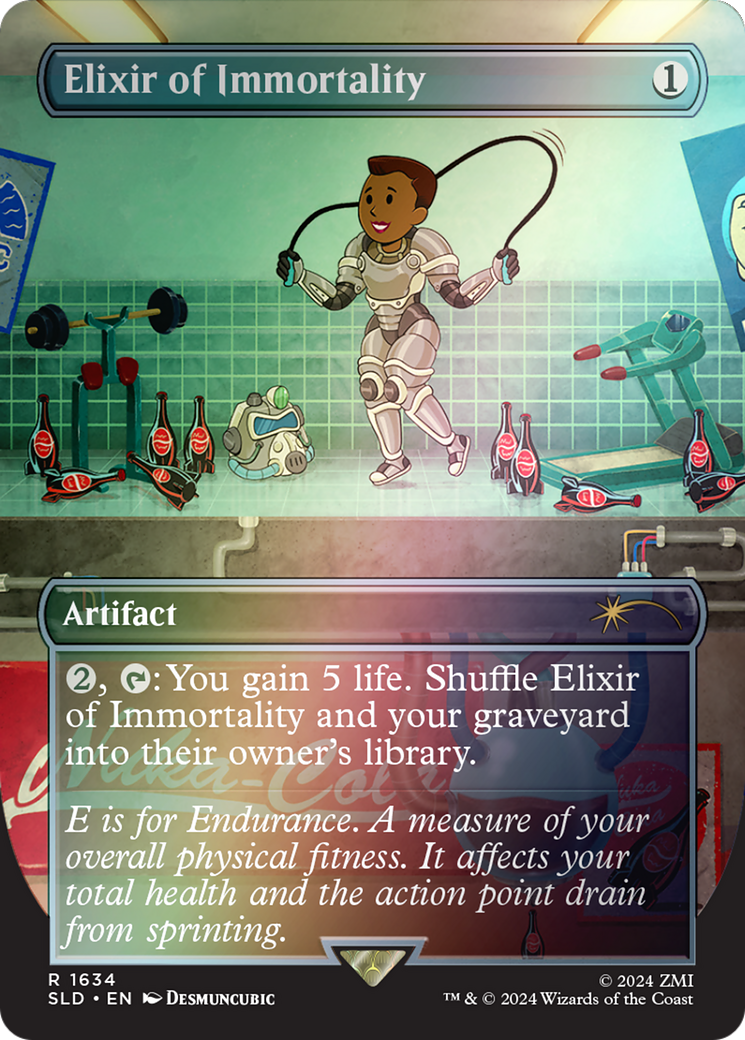 Elixir of Immortality (Rainbow Foil) (SLD-1634) [Secret Lair] Drop (Borderless) Foil MTG Single Wizards of the Coast