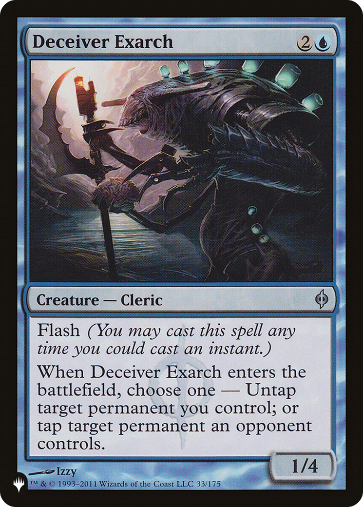 Deceiver Exarch (LIST-NPH-33) [Mystery Booster] The List MTG Single Wizards of the Coast