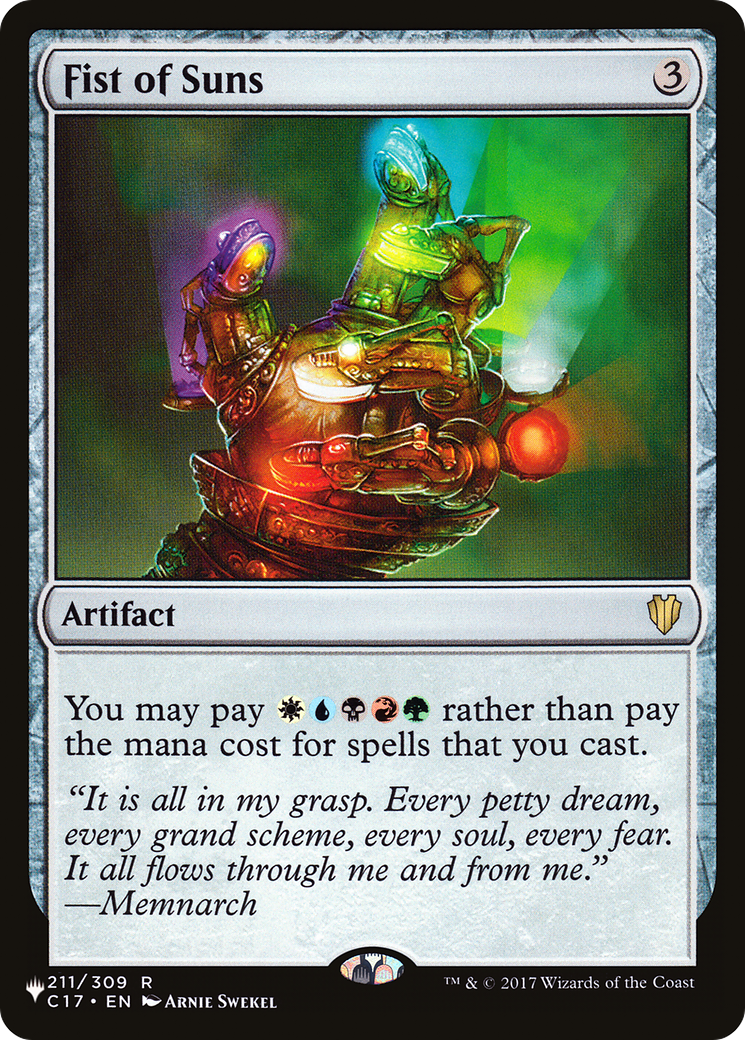 Fist of Suns (LIST-211/309) [Mystery Booster] The List MTG Single Wizards of the Coast