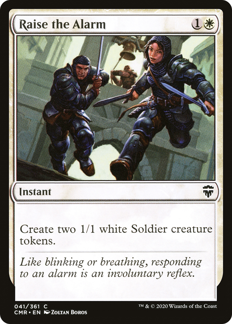 Raise the Alarm (CMR-041) [Commander Legends] Foil MTG Single Wizards of the Coast
