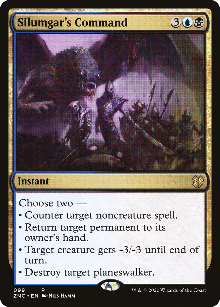 Silumgar's Command (ZNC-099) [Zendikar Rising Commander] MTG Single Wizards of the Coast