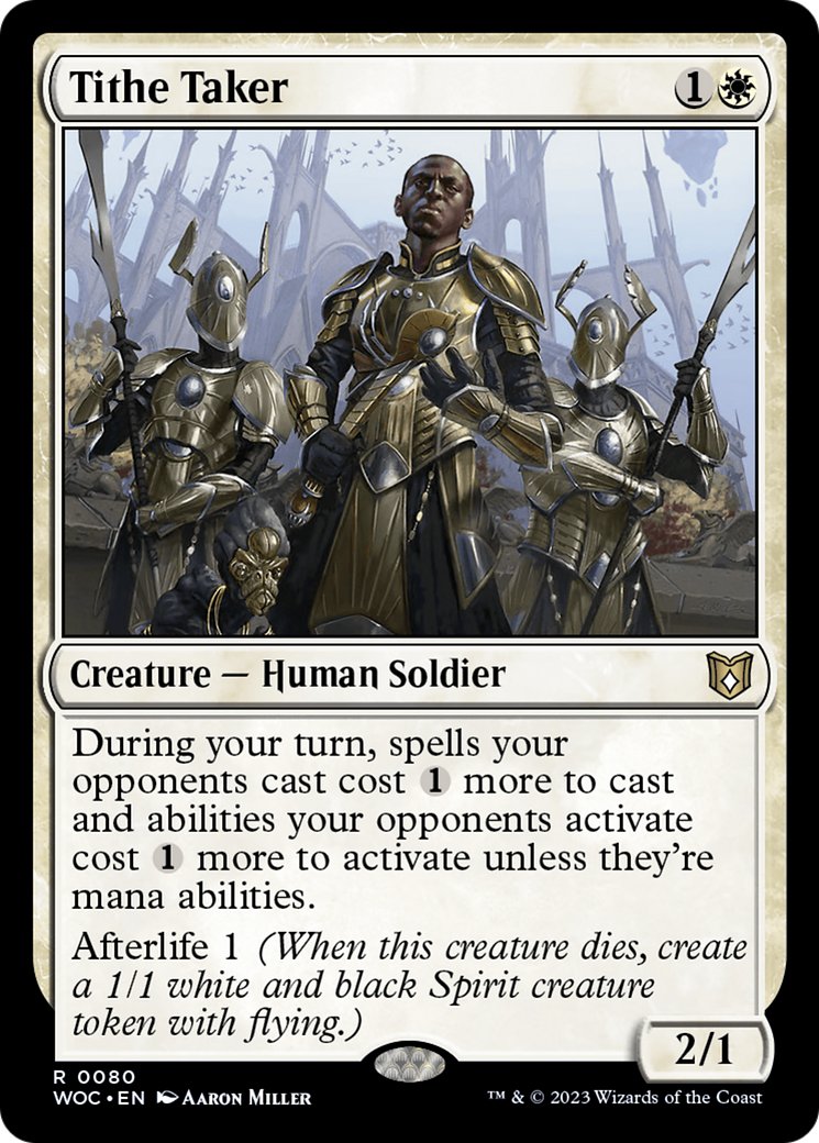 Tithe Taker (WOC-080) [Wilds of Eldraine Commander] MTG Single Wizards of the Coast