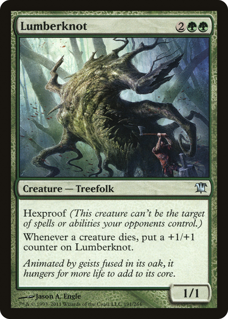 Lumberknot (ISD-191) [Innistrad] Foil MTG Single Wizards of the Coast