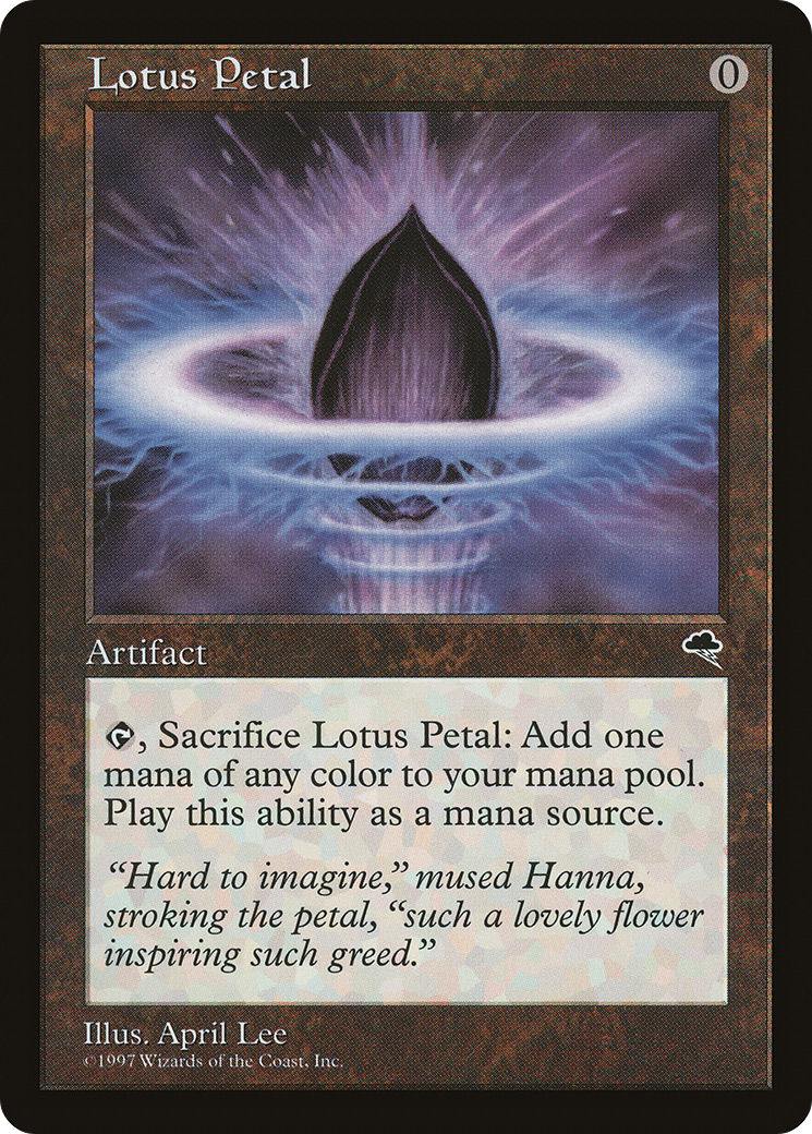 Lotus Petal (TMP-294) [Tempest] MTG Single Wizards of the Coast