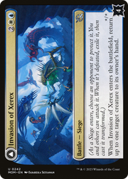 Invasion of Xerex // Vertex Paladin (MOM-242) [March of the Machine] Foil MTG Single Wizards of the Coast