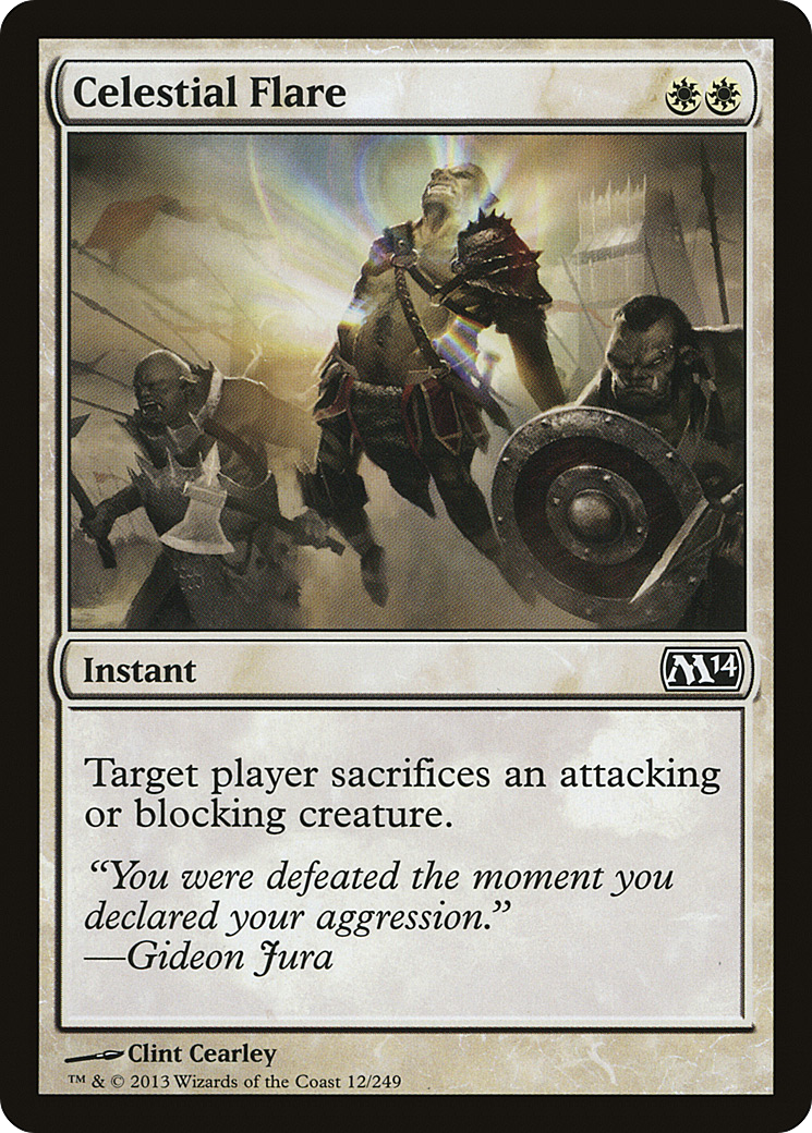 Celestial Flare (M14-012) [Magic 2014] Foil MTG Single Wizards of the Coast