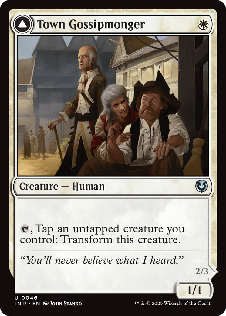 Town Gossipmonger (INR-046) [Innistrad Remastered] MTG Single Wizards of the Coast