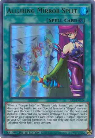Alluring Mirror Split [LART-EN028] Ultra Rare Yugioh Single Yu-Gi-Oh!   