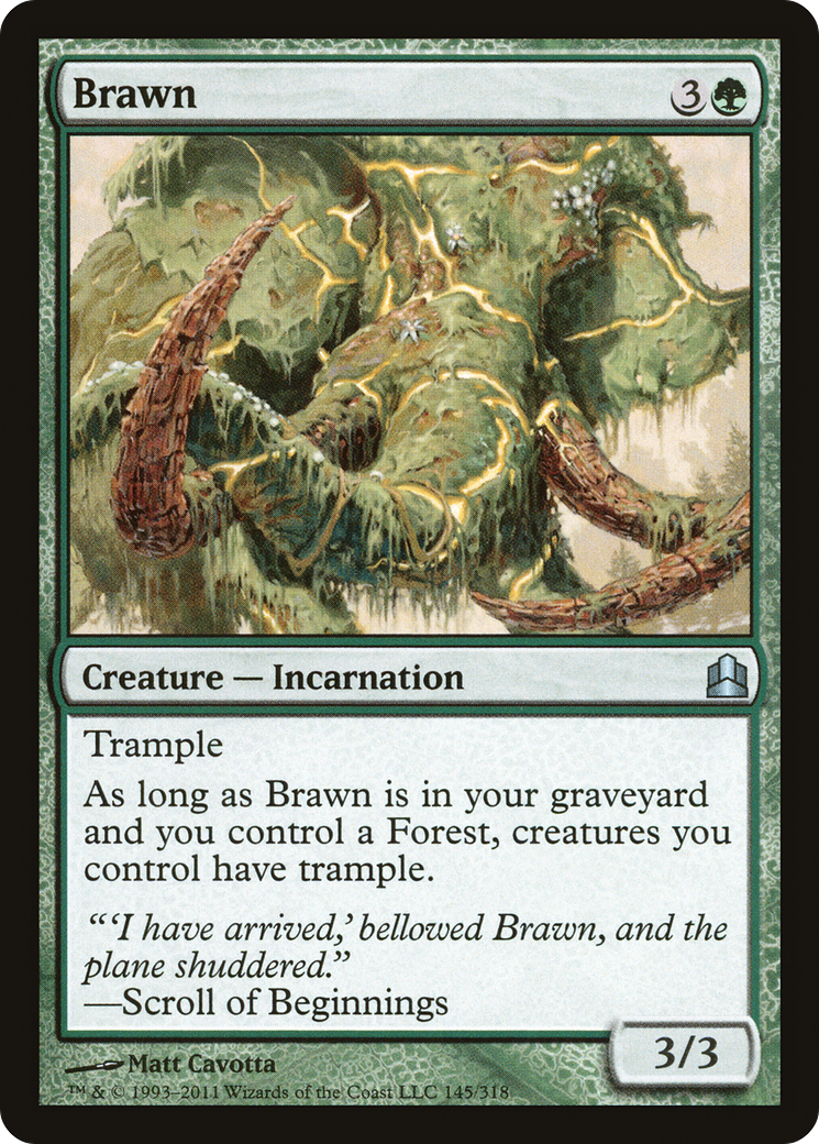 Brawn (CMD-145) [Commander 2011] MTG Single Wizards of the Coast
