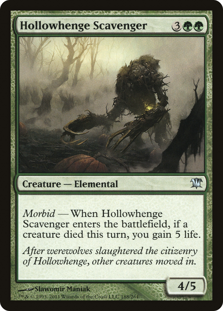 Hollowhenge Scavenger [Innistrad] MTG Single Magic: The Gathering