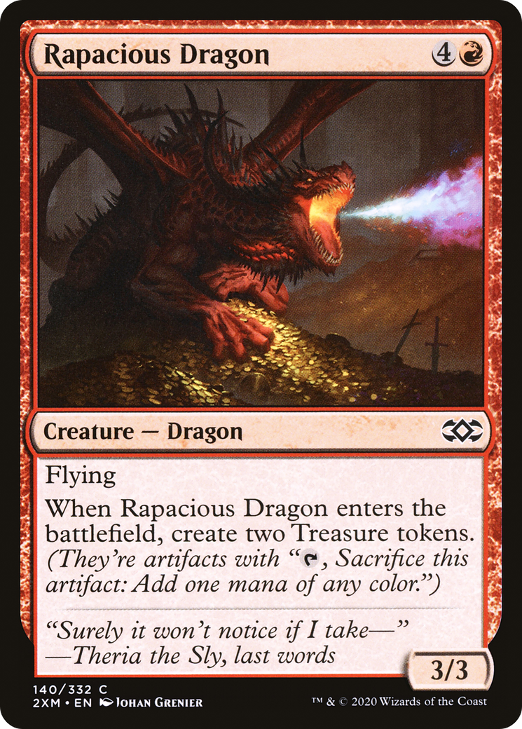 Rapacious Dragon (2XM-140) [Double Masters] MTG Single Wizards of the Coast