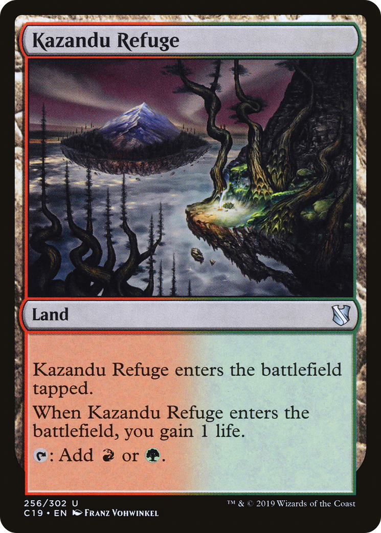 Kazandu Refuge (C19-256) [Commander 2019] MTG Single Wizards of the Coast