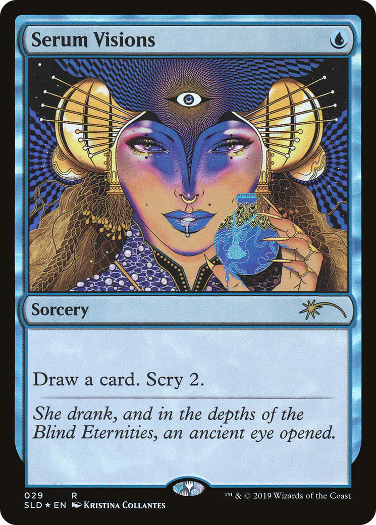 Serum Visions (SLD-029) [Secret Lair] Drop Foil MTG Single Wizards of the Coast