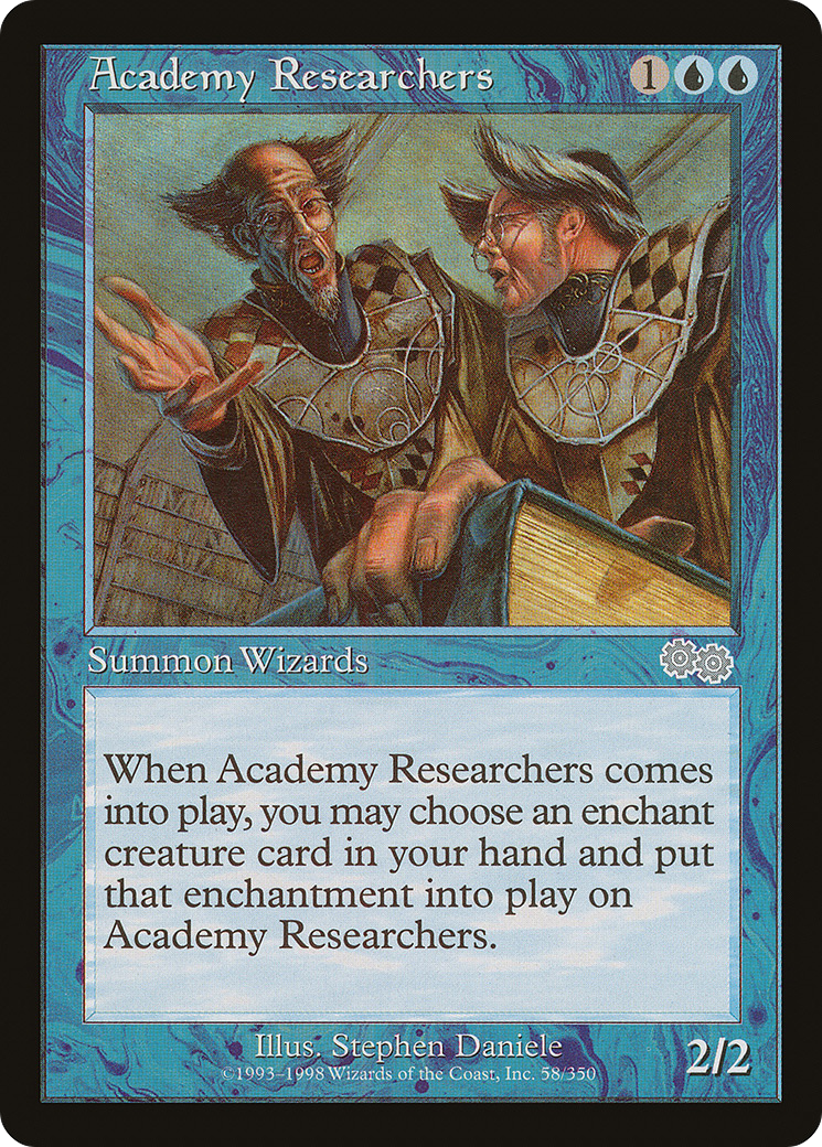 Academy Researchers (USG-058) [Urza's Saga] MTG Single Wizards of the Coast