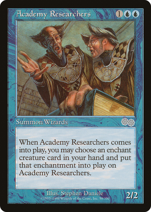Academy Researchers (USG-058) [Urza's Saga] MTG Single Wizards of the Coast