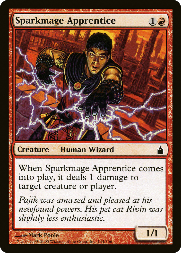 Sparkmage Apprentice (RAV-144) [Ravnica: City of Guilds] Foil MTG Single Wizards of the Coast