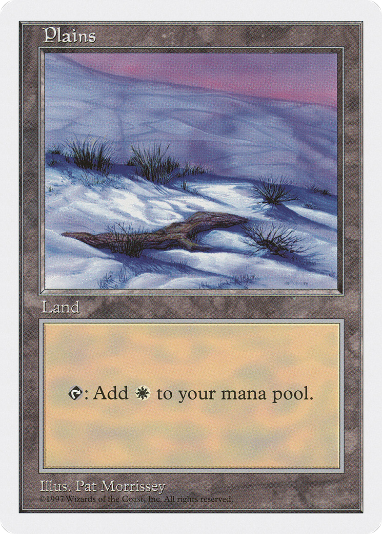 Plains (5ED-430) [Fifth Edition] MTG Single Wizards of the Coast
