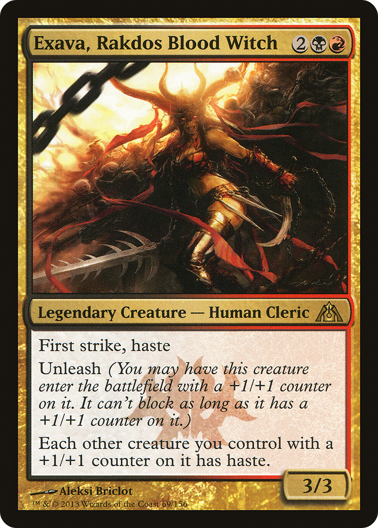 Exava, Rakdos Blood Witch (DGM-069) [Dragon's Maze] MTG Single Wizards of the Coast