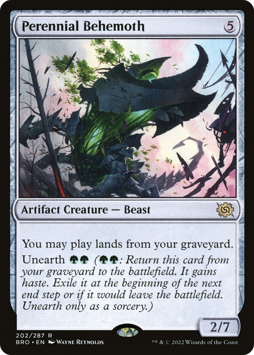 Perennial Behemoth (BRO-202) [The Brothers' War] MTG Single Wizards of the Coast