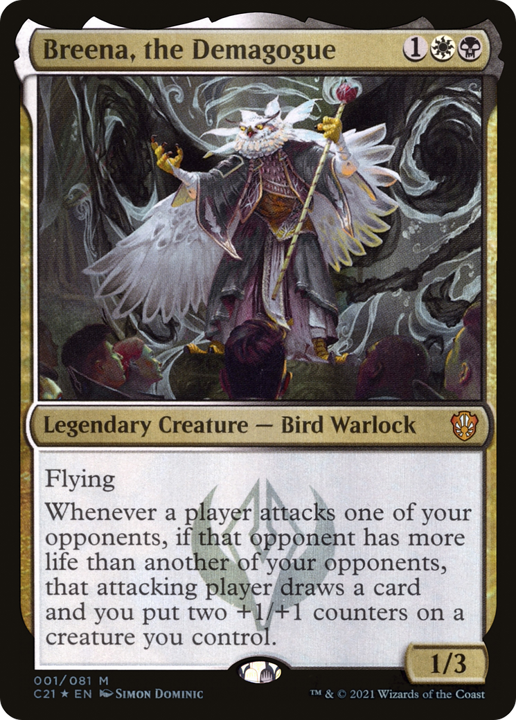 Breena, the Demagogue (C21-001) [Commander 2021] Foil MTG Single Wizards of the Coast
