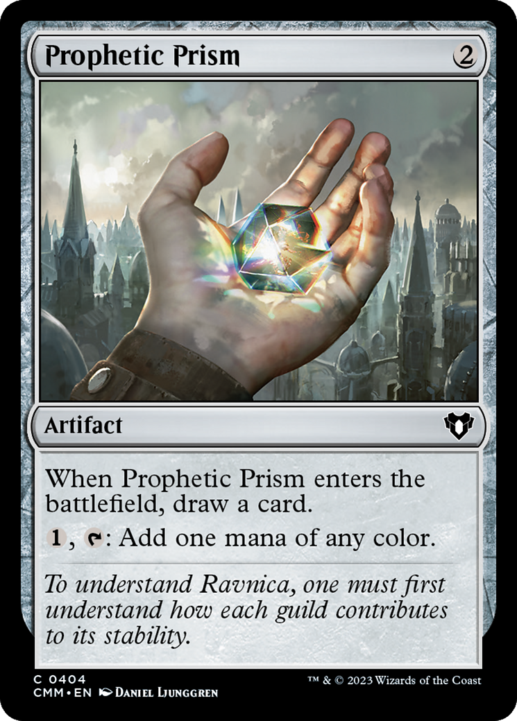 Prophetic Prism (CMM-404) [Commander Masters] MTG Single Wizards of the Coast