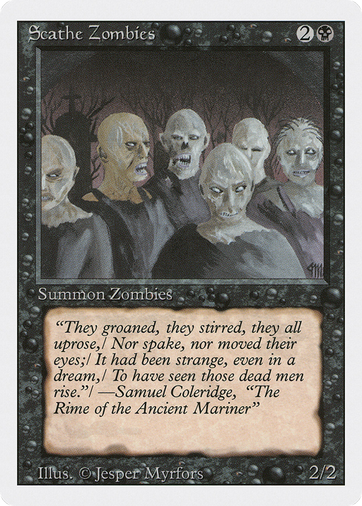 Scathe Zombies (3ED-127) [Revised Edition] MTG Single Wizards of the Coast