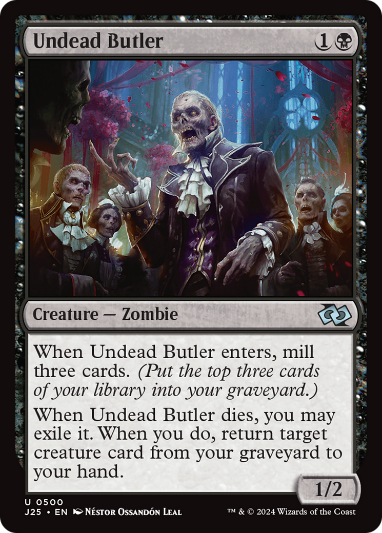 Undead Butler (J25-500) [Foundations Jumpstart] MTG Single Wizards of the Coast