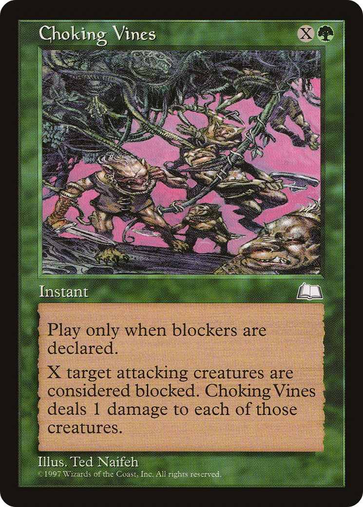 Choking Vines (WTH-) [Weatherlight] MTG Single Wizards of the Coast