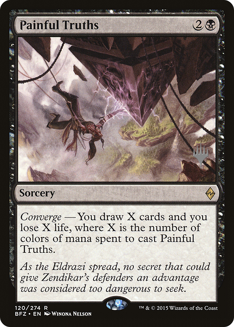 Painful Truths (PPM21-120P) [Battle for Zendikar Promos] Foil MTG Single Wizards of the Coast