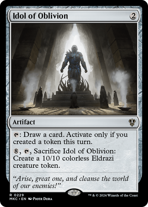Idol of Oblivion (MKC-229) [Murders at Karlov Manor Commander] MTG Single Wizards of the Coast
