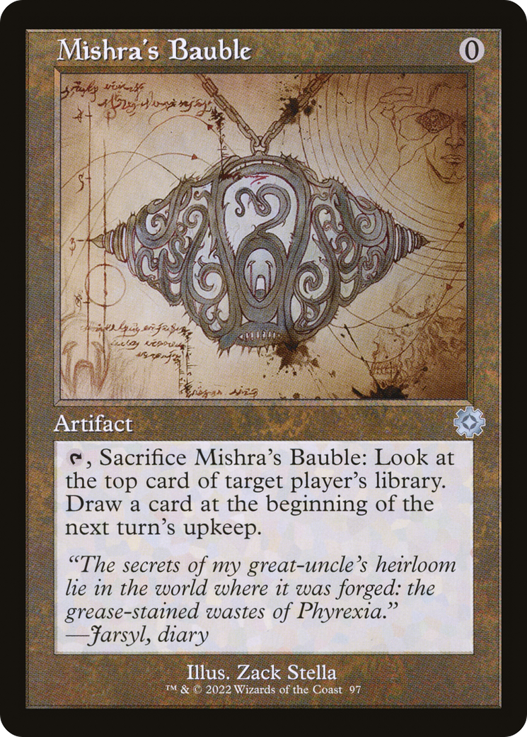 Mishra's Bauble (Schematic) (BRR-097) [The Brothers' War Retro Artifacts] MTG Single Wizards of the Coast