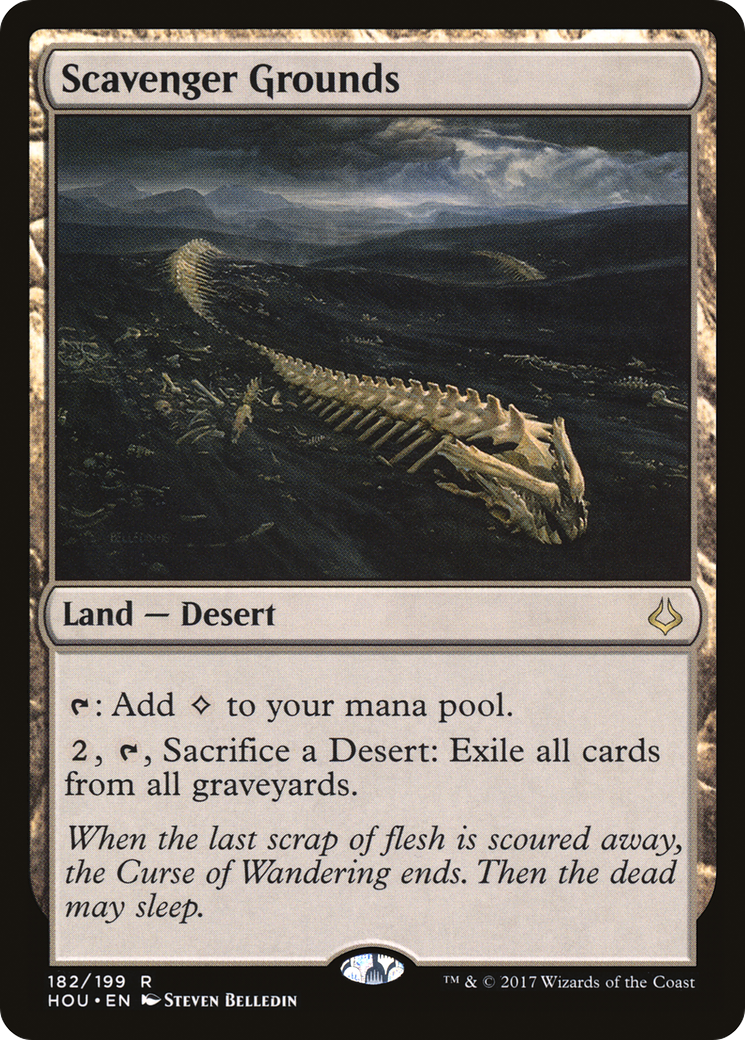 Scavenger Grounds (HOU-182) [Hour of Devastation] Foil MTG Single Wizards of the Coast